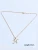 Import New Fashion Womens Matching Necklace Fashion Personality Pendant Necklace Womens Engagement Chain from China