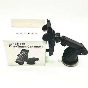 new long neck Silicone Suction cup mobile phone holder folding lazy cell phone holder mobile car holder phone
