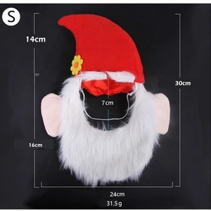 New pet accessories beard Christmas dog headgear hat medium and large dog accessories funny supplies
