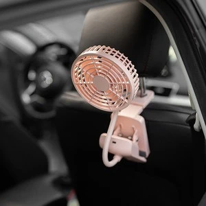 New portable 2000mah rechargeable vehicle Fan clip fan for car, table &amp; outdoor
