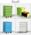 Import NEW PRODUCT colorful office equipment for A4 file cabinet 3 drawer mobile pedestal from China