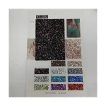 New product fashion handbag glitter genuine leather waterproof synthetic leather for wallets