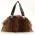 Import New Product Genuine Women&#039;s Cow Leather Bag Satchels Covered with Fur Competitive Price Fur Bag from China