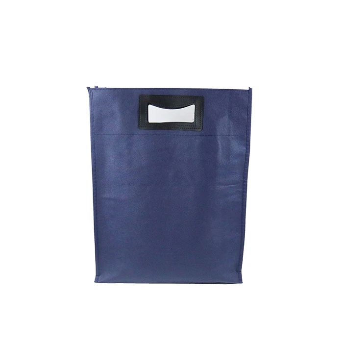 New Product Promotion Die Cut Handle Foldable Non Woven Bag With Custom Logo