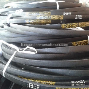 New production rubber belts type O A B C D E F classical rubber v-belt three-belt for machine