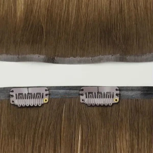 New Pu Raw Seamless Clip In Hair Extension Remy 100% Human Hair 22 Inches Vietnamese Hair