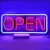 Import New style design led open closed sign Outdoor advertising neon open sign for bar coffee business hour Electronic Signs from China