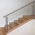 Import New Trend luxury quality cheapest tempered glass stair handrail stainless steel glass handrail design from China