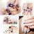 Import Newest high quality nail art foil 10 sets of Colorful laser star stickers nail transfer foil Popular Colorful Star Pattern Nail from China