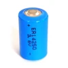 Non Rechargeable 1/2 AA Size 3.6V 1200 mAh ER14250 Primary Lithium thionyl chloride Battery