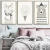 Import Nordic modern cartoon bear & fox & ice cream wall paper home decoration art painting for living room & kids room decoration from China