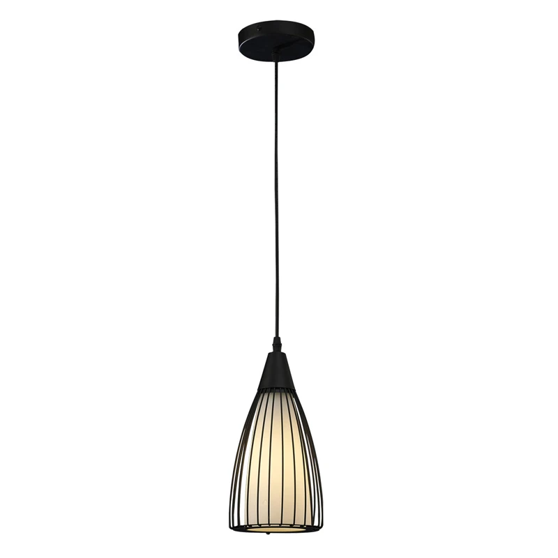 Nordic pendant lights loft decoration black Kitchen chandelier lamp restaurant light fixtures hanging