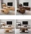 Import Nordic style all solid wood tv wall cabinet minimalist modern tv cabinet living room furniture floor tv cabinet from China