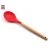 Import OEM color  simple durable food grade Kitchen silicone serving spoon with beech handle from China
