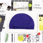 OEM custom logo printed suitable seamless hat swim cap bathing cap