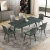 Import OEM Dining furniture ceramic table top sintered artificial stone table from China