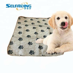 OEM Dog Reusable Washable Pee Pads for Dogs Waterproof Absorbent Anti Slip Indoor Puppy Potty Training Pet Products