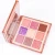 Import OEM nine colors nude cosmetic glitter multi colored eyeshadow palette makeup from China