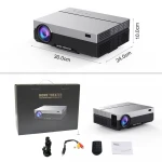 Official Everycom T26L Full HD Projector 1920x1080P Portable 5500 Lumens Beamer Video Proyector LED Home Theater Movie