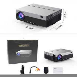 Official Everycom T26L Full HD Projector 1920x1080P Portable 5500 Lumens Beamer Video Proyector LED Home Theater Movie