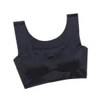 One Piece Seamless Women Bra Removable Pads Genie Sport Bra Soft Sleeping Bra
