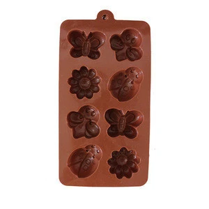 Online Shop 2020 Kitchen Accessories Set Silicone Baking Tools DIY Decorative 8Holes Insect Beetle Bee Shape Chocolate Cake Mold