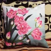 Orchid flower DIY Pillow Chinese 3d dmc counted cross-stitch kit embroidery wholesale Needlework set fabric machine thread