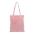 Import Organic cotton canvas grocery pink tote bag reusable from China