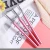Import Origin Source White Plastic Rod Nail Art Drawing Pen Nail Brush Nail Art Brush 3 Hook Line Pen Spot Wholesale from China