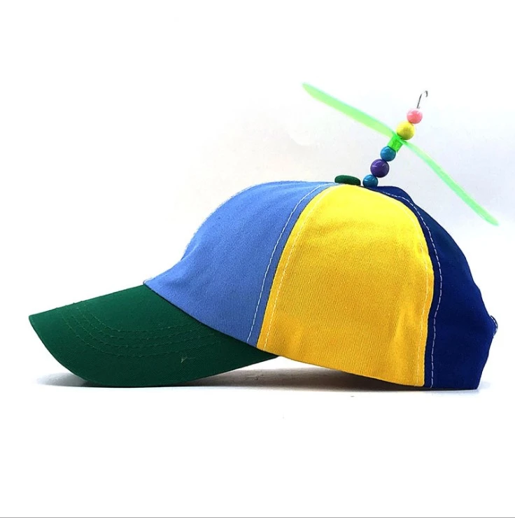 Original DIY Sunshade Color Baseball Men and women Detachable Windmill Propeller Parent-child Child Hat