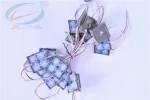 outdoor Epoxy IP65 Square  module 12V  led module smd 2835 4 chips 0.75W  LED module with lens 2835