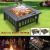Import Outdoor Fire Pit Steel BBQ Patio Wood Burning heaters uk Garden Warmer Table Backyard Stove from China