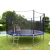 Import Outdoor Fitness Equipment 14ft Big Jumping Bungee Trampoline With Protective Net from China