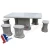 Import Outdoor Garden Granite Stone Furnitures table set garden furniture from China