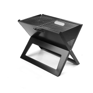 Outdoor portable X-shaped restaurant folding portable charcoal bbq grill barbecue grill portable folding bbq grill
