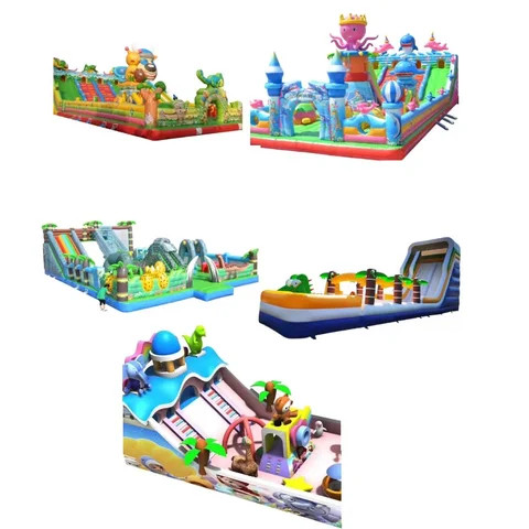 Buy Outdoor Pvc Inflatable Fun City Cartoon Theme Inflatable Combo ...