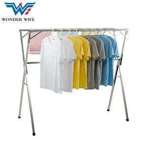 Outdoor Universal Clothes Drying Racks, Foldable Stainless Steel Cloth Dryer Rack Household Cloth Dryer