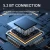 Import OWS-02 BT 5.2 Wireless Earphone 180° Rotation Adjustable Left Right Ear Universal Headset LED Display For Sport Business Music from China