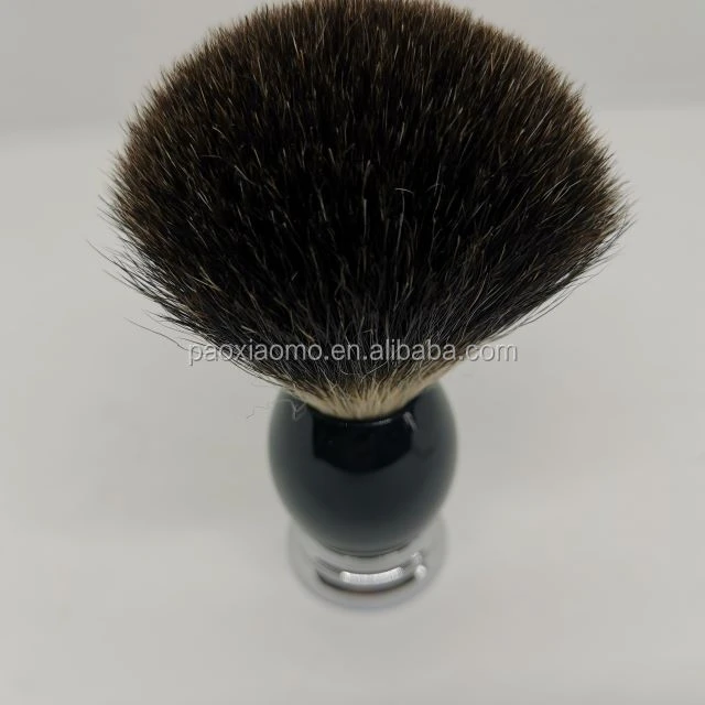 Paoxiaomo Factory Direct promotion Black Beard Brush Badger Hair Brush  Shaving Brush