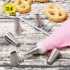 Pastry Bag 304 Stainless Steel Russian piping tips set  for cake decoration