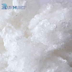 Pet Flake Recycling Polyester Staple Fiber Plant Production Siliconized High Quality Soft Quilt Filling