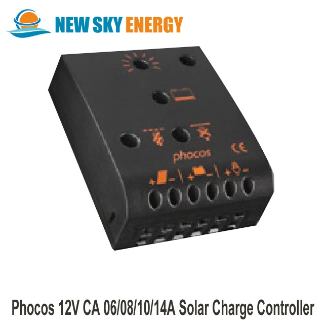 Phocos Industrial 12V CA 06/08/10/14A Solar charge Controller