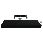 PHOTA Wholesale High Quality Black Wooden Wall Shelf Wood Wall Floating Shelf
