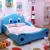 Import Pink color modern leather princess bedroom set girls beds  CB49 from China