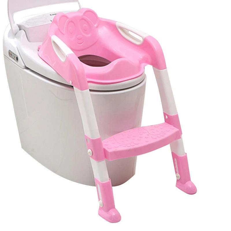 Plastic children potty trainer, porta folding baby potty training seat