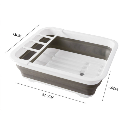 Buy Plastic Kitchen Collapsible Foldable Dish Drying Rack Dish Drainer ...