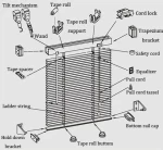 Plastic Venetian Window Blinds Parts