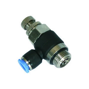 Pneumatic control One way hand valve plastic tube fittings Quick coupler
