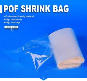 Pof heat shrinkable film transparent raw material pof shrink film bag