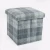 Import Polyester Fabric Folding Foot Rest Seat Cube Storage Ottoman Stool Box from China